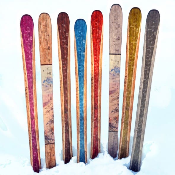 Growth Chart Art Wooden Ski Growth Chart Baby Shower Gift Idea Growth Chart Art Wooden Ski Growth Chart Baby Shower Gift Idea