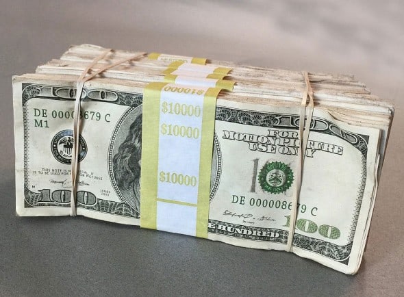Stained and Distressed Prop Money Gag Idea Stained and Distressed Prop Money Gag Idea