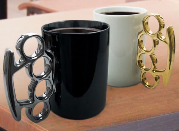 Thabto Knuckle Duster Mug Cool Manly Gift Idea Thabto Knuckle Duster Mug Cool Manly Gift Idea