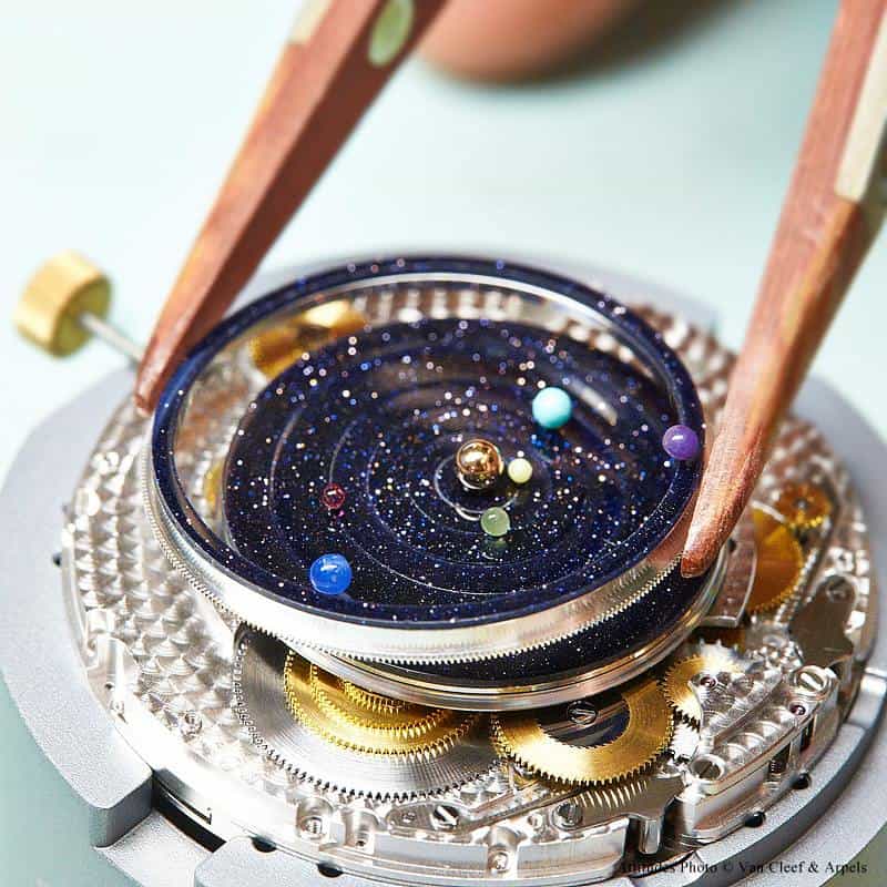 Van Cleefe & Arpels Midnight Planétarium Timepiece Dissected