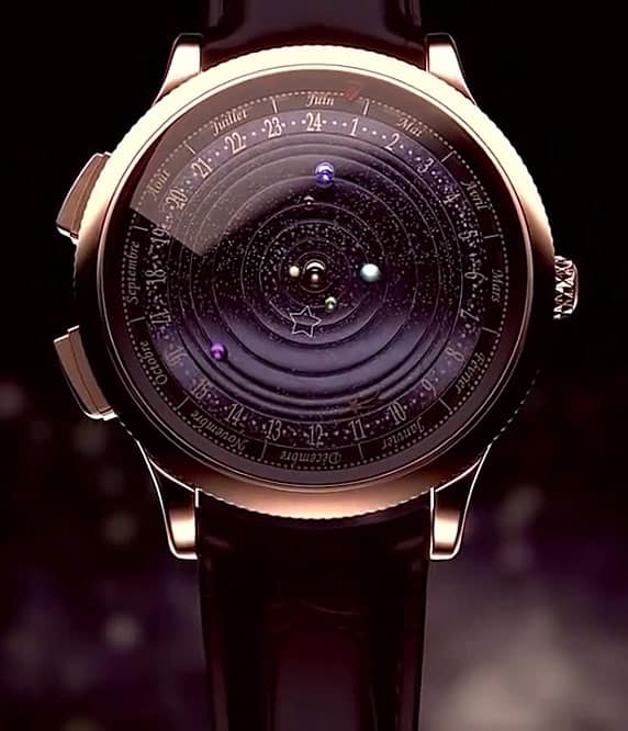 Van Cleefe & Arpels Midnight Planétarium Timepiece Exotic Watch