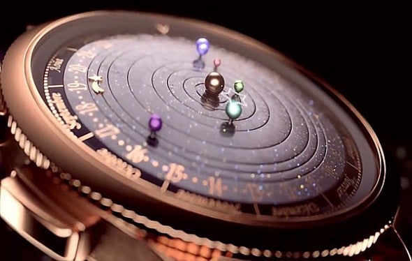 Van Cleefe & Arpels Midnight Planétarium Timepiece Space Related Watch Van Cleefe & Arpels Midnight Planétarium Timepiece Space Related Watch