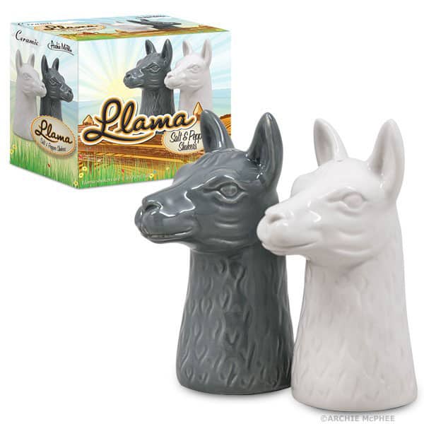 Accoutrements Llama Salt and Pepper Shakers Fun Novelty Item to Buy