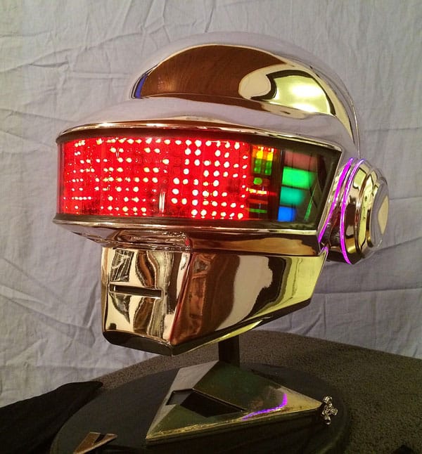 Daft Punk Guy Manuel Led Helmet Interactive Costume to Buy