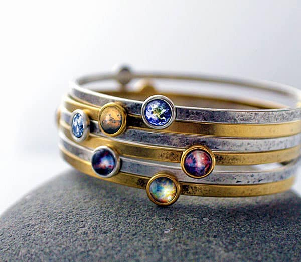 Jerseymaids Galaxy Space Bracelet Unique Gift for Her