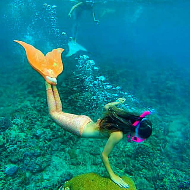 Mahina Mermaid  Aqua Marine Merfins Swim with Style