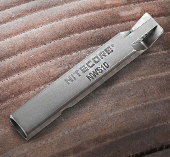 NiteCore NWS10 Survival Whistle Bug out Bag Essential NiteCore NWS10 Survival Whistle Bug out Bag Essential