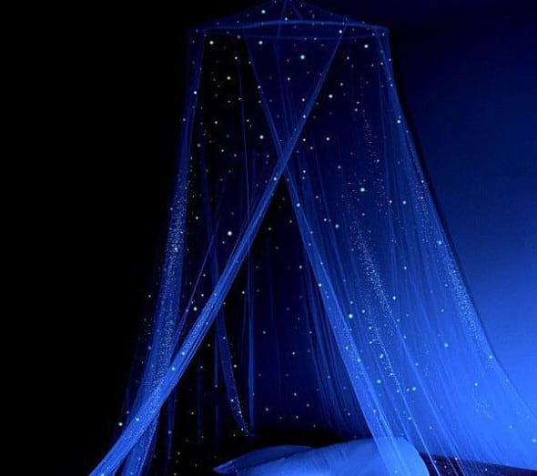 Stella Murals Glow in the dark Star Canopy Romantic Bedroom Stella Murals Glow in the dark Star Canopy Romantic Bedroom