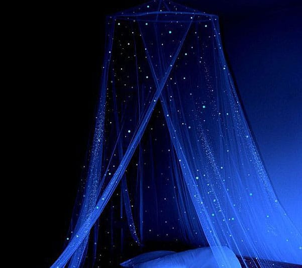 Stella Murals Glow in the dark Star Canopy Romantic Bedroom