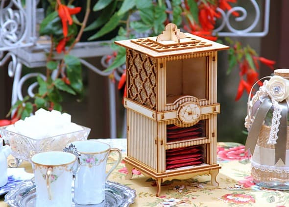 1Man1Garage The Carlyle Tea Box And Cookie Jar Fancy Storage 1Man1Garage The Carlyle Tea Box And Cookie Jar Fancy Storage