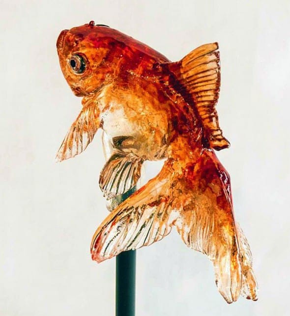 Ameshin Realistic Animal Lollipops Gold Fish Ameshin Realistic Animal Lollipops Gold Fish