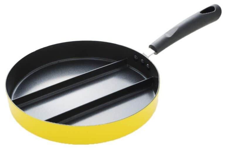 Arnest Three Section Nonstick Frying Pan Weird Useful Product