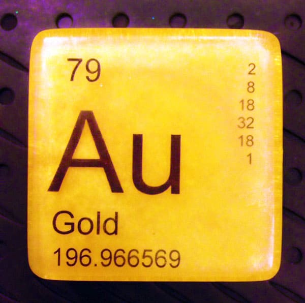Just Bubbly It is Elementary Periodic Table Soap Gold
