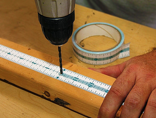 Measure It Adhesive Measuring Tape DIY Drilling