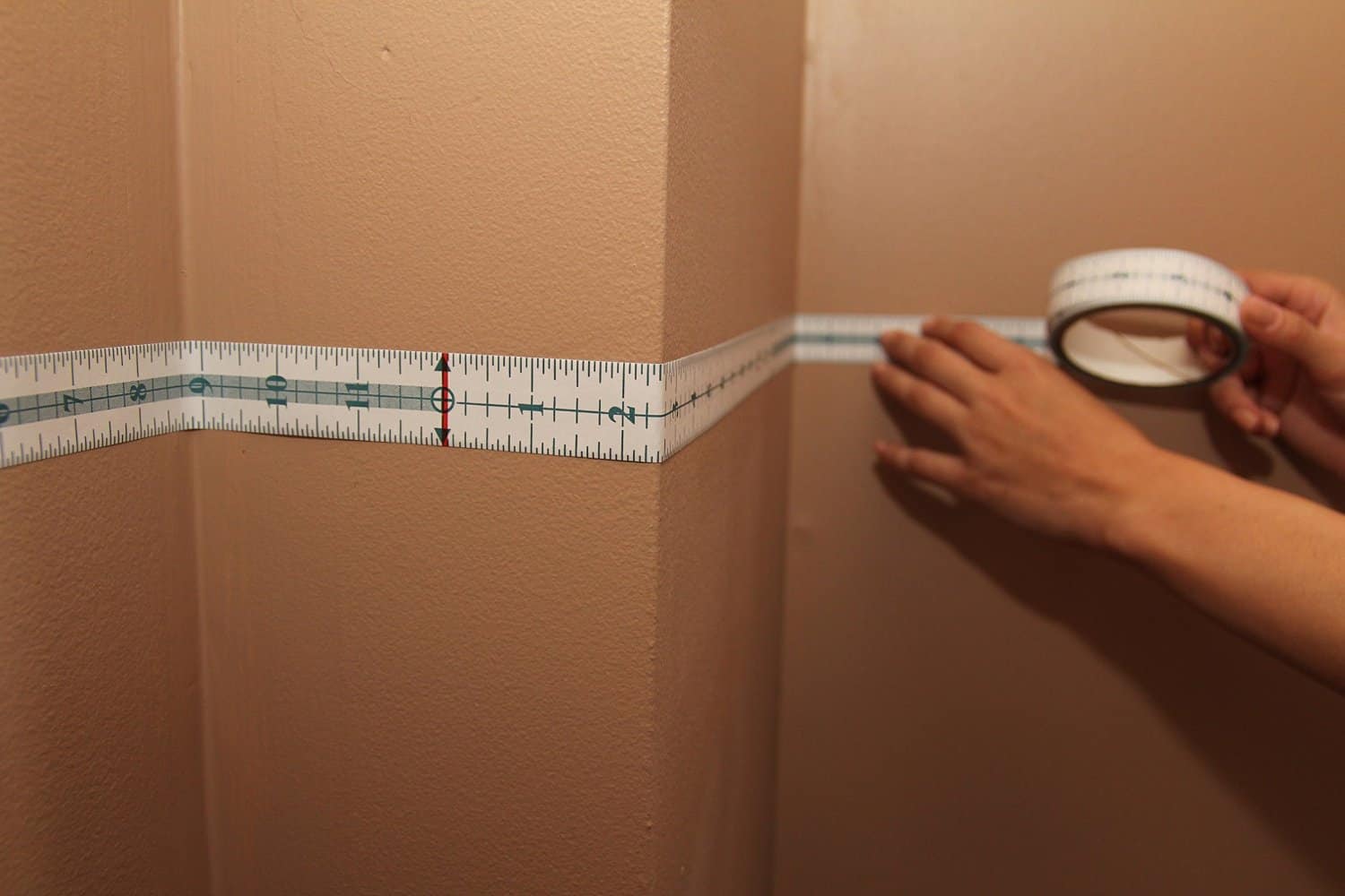 Measure It Adhesive Measuring Tape Wall