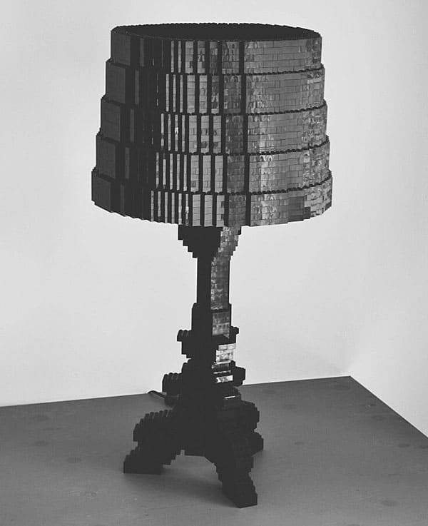 Rom Aert Bourgie Kartell Lego Table Lamp Black