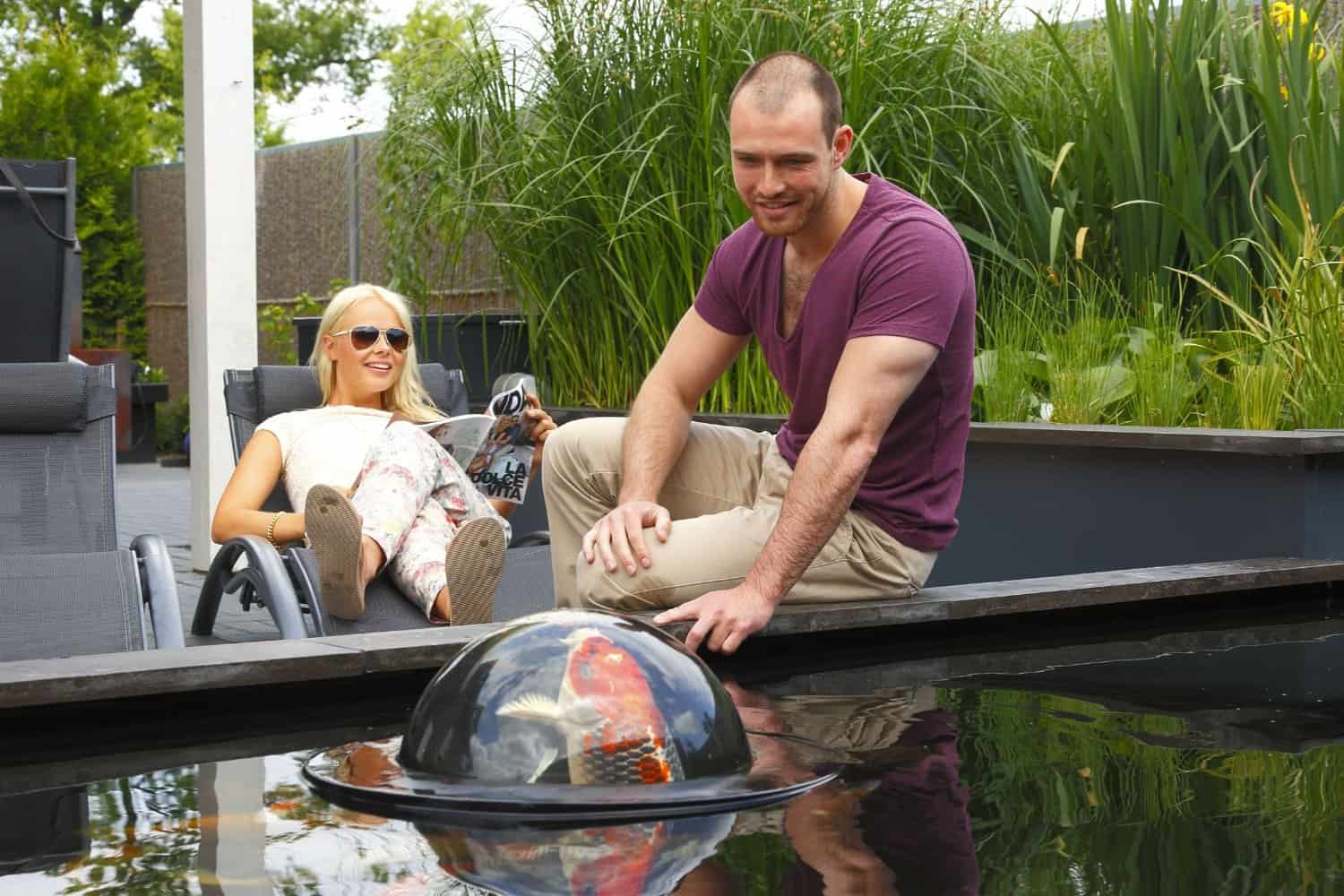 Velda Floating Fish Dome Garden Pond Accessory