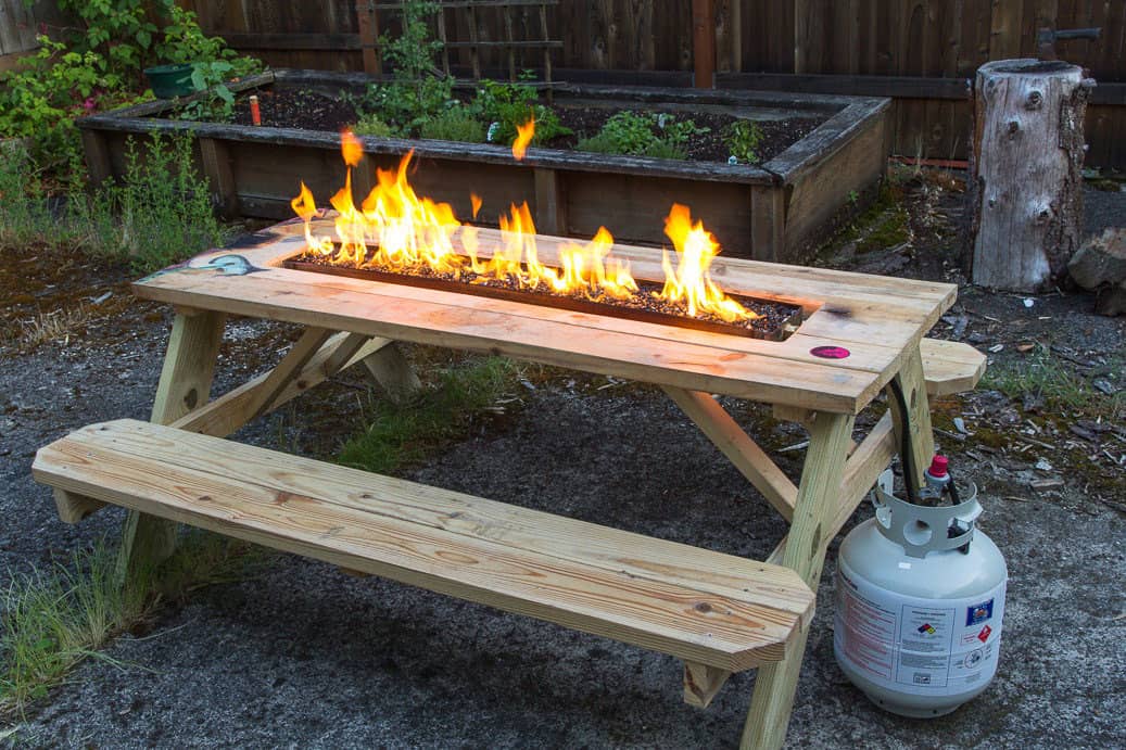 Arson For Hire Fire Pit Picnic Table Noveltystreet