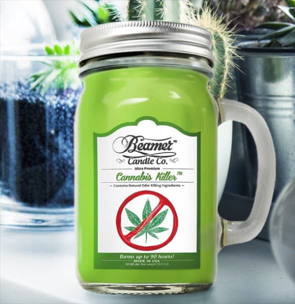 Beamer Candle Co. Cannabis Killer Jar Candle Remove Weed Scent Beamer Candle Co. Cannabis Killer Jar Candle Remove Weed Scent