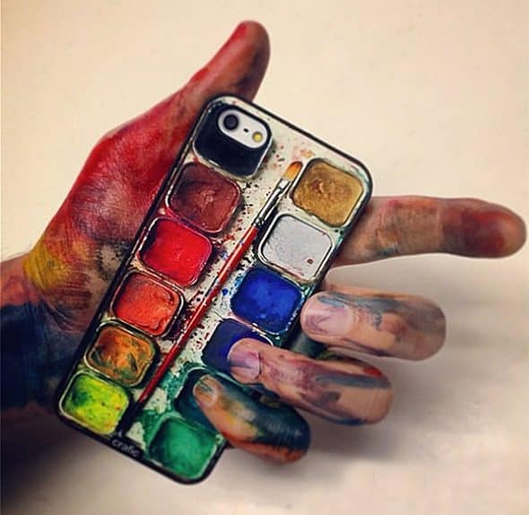 Crafic Watercolor Set iPhone Case Perfect Gift Idea for Artists Crafic Watercolor Set iPhone Case Perfect Gift Idea for Artists