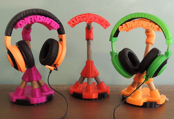 Crafty Drafter Gamer Tag Headphone Stand  Cool Gift for Teenagers