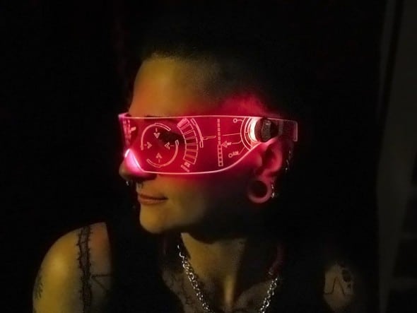 Illumination Cyber Wear Illuminated Cyber Goth Visor Cool Rave Party Accessory to Buy Illumination Cyber Wear Illuminated Cyber Goth Visor Cool Rave Party Accessory to Buy