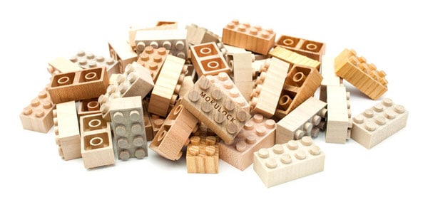 Mokulock Wooden Building Blocks Unique Gift Idea