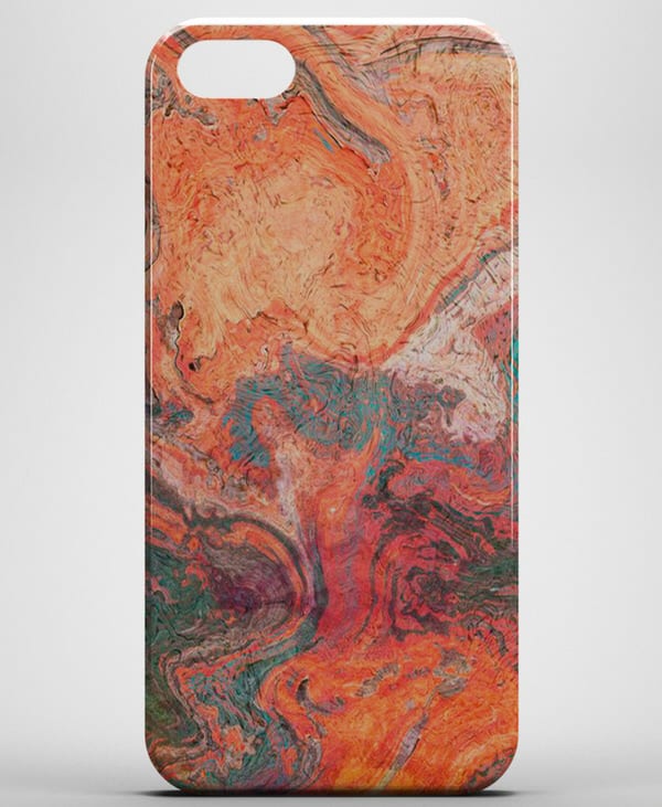 Red Marble iPhone Case Stone Style