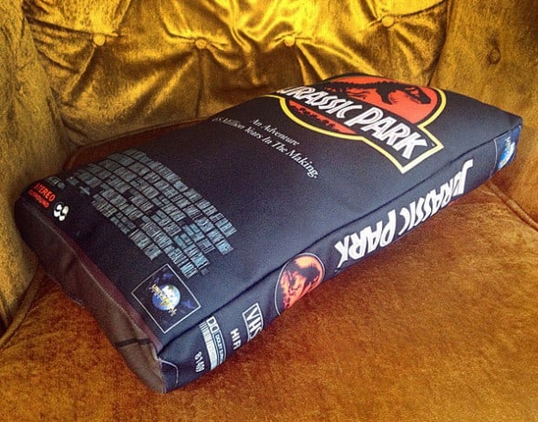 The UFO Party Oversized VHS Pillow Jurassic Park The UFO Party Oversized VHS Pillow Jurassic Park