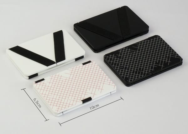 Victoria Magic Wallet Black and White Design
