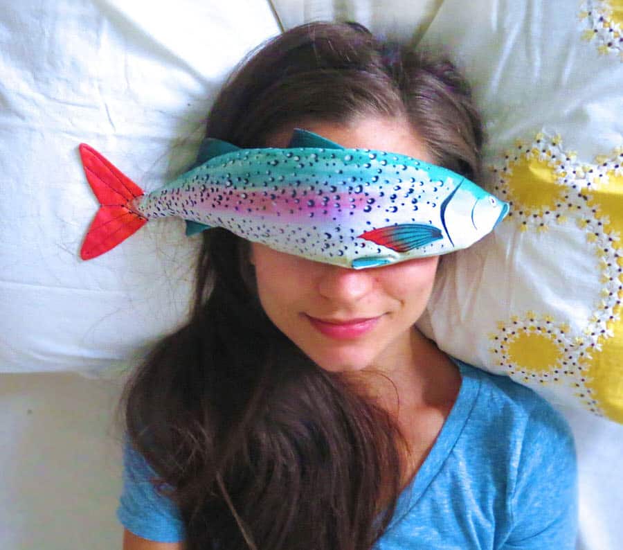 Alia Grace Dolls Rainbow Trout Eye Pillow Sleep Better