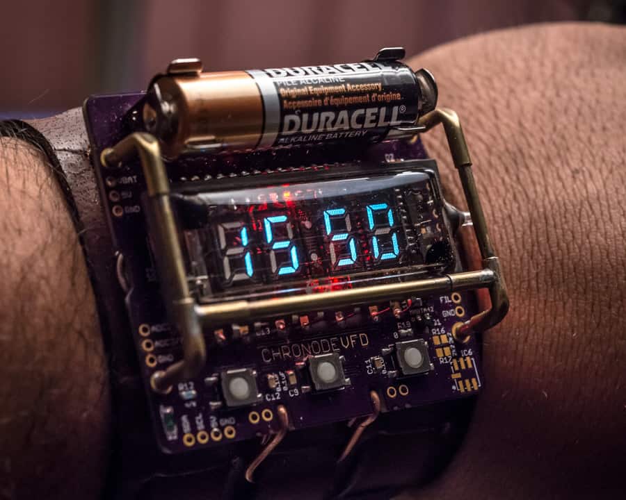 Cyberpunk Wristwatch Cosplay Accessory