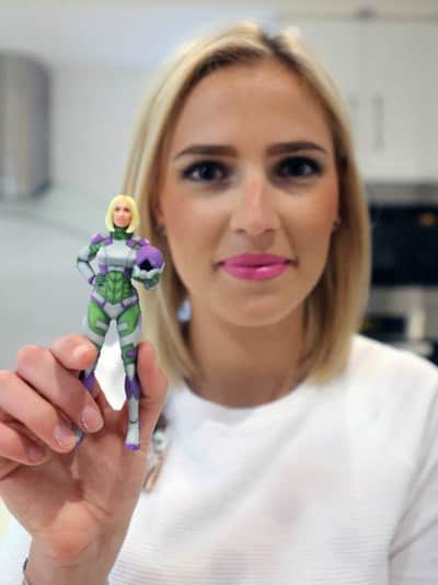 Heromods 3D Printed Custom Superhero Unique Gift for Geek Girlfriend