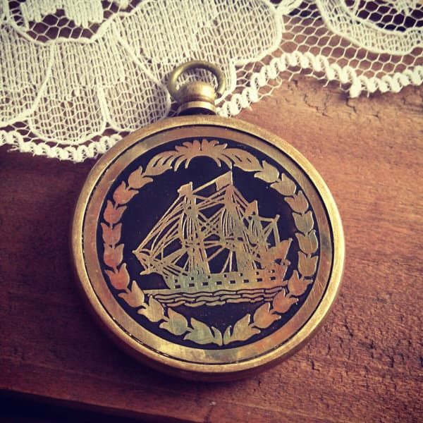 Ingredients for Lovely 1 - 50 Year Perpetual Calendar Pendant Ship Brass