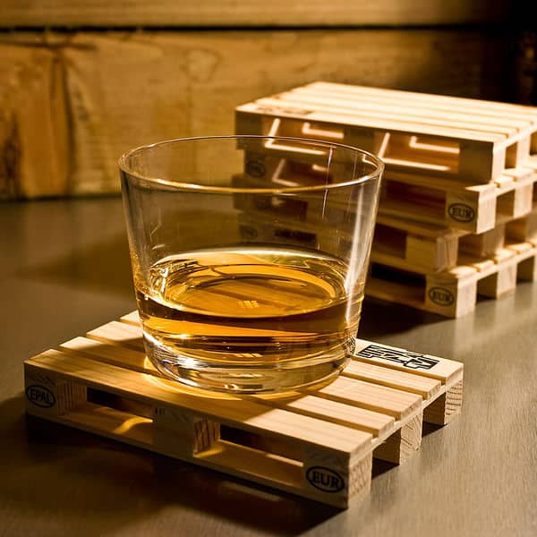 Miniature Pallet Coasters Hipster Home Design