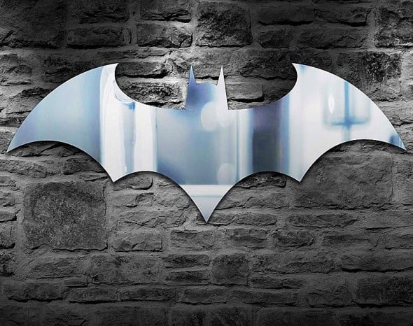 Paladone Batman Logo Mirror Cool Design for College Dorm Paladone Batman Logo Mirror Cool Design for College Dorm