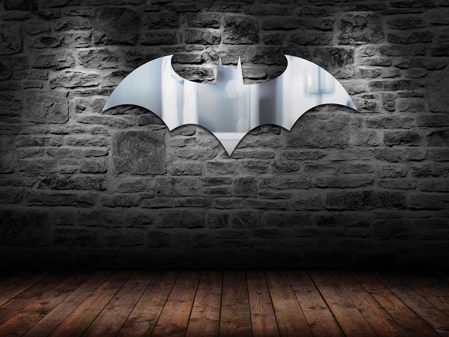 Paladone Batman Logo Mirror Cool Mancave Fixture
