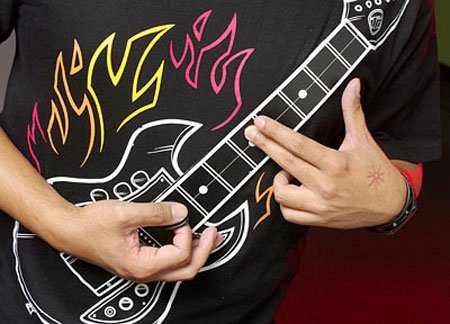 Thinkgeek Electronic Rock Guitar Shirt Gift for Son