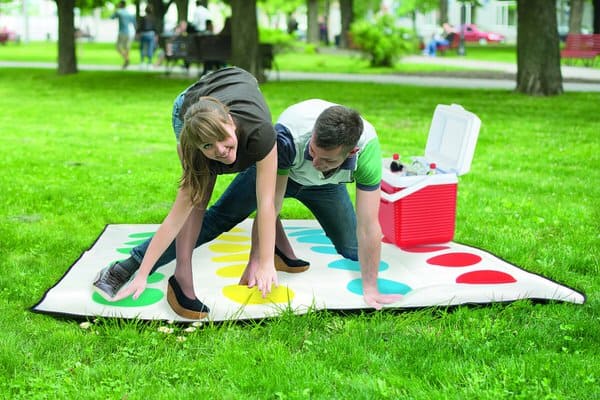Twister Picnic Blanket Fun Outdoor Activity