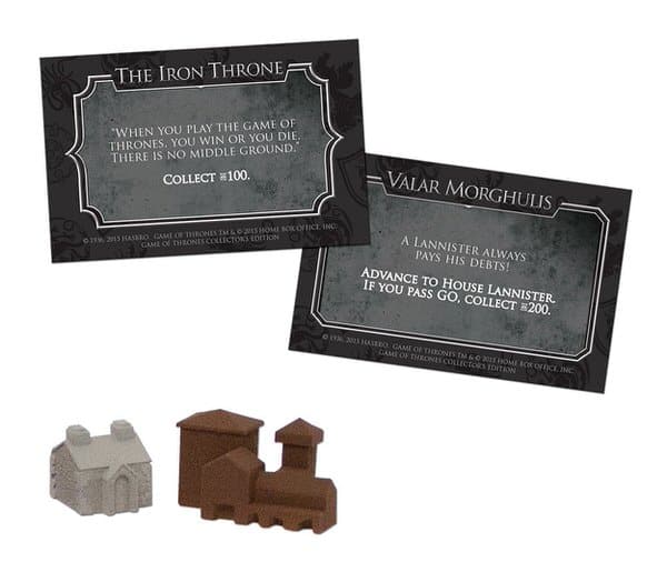 USAopoly Monopoly Game of Thrones Collectors Edition House and Hotel
