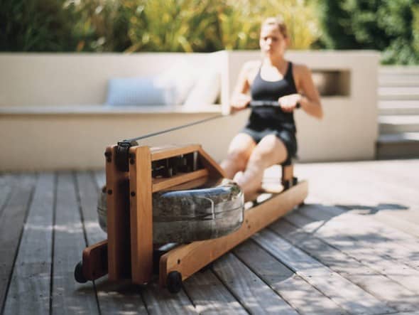 WaterRower Natural Rowing Machine Fun Workout WaterRower Natural Rowing Machine Fun Workout