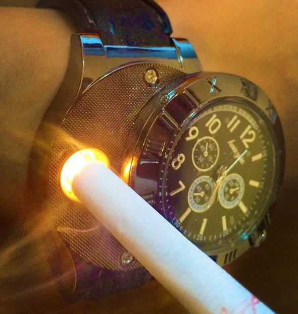 Digital USB Lighter Watch Cool Novely Item Digital USB Lighter Watch Cool Novely Item