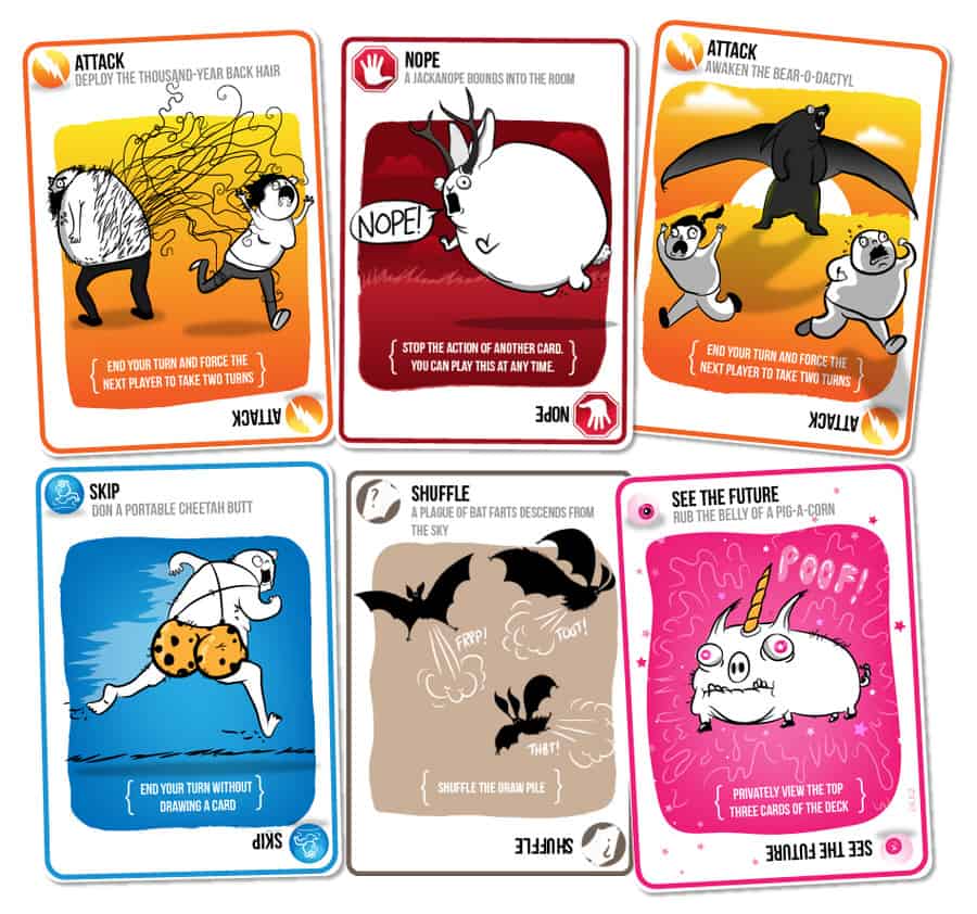 exploding kittens nope cards