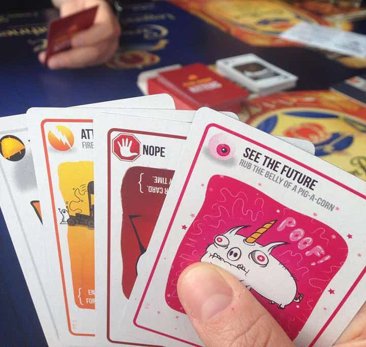 Exploding Kittens Card Game See the Future