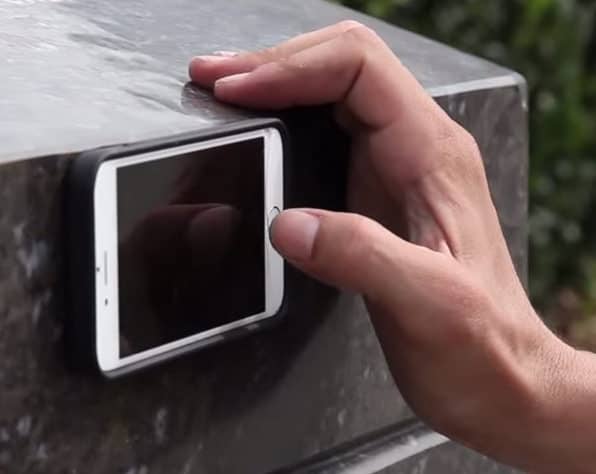 Mega Tiny Corp Anti-Gravity Selfie Case for iPhone Stick on Wall