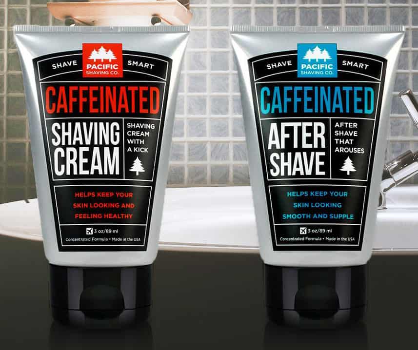 Pacific Shaving Caffeinated Shaving Cream & Aftershave Weird Stuff to Buy Online