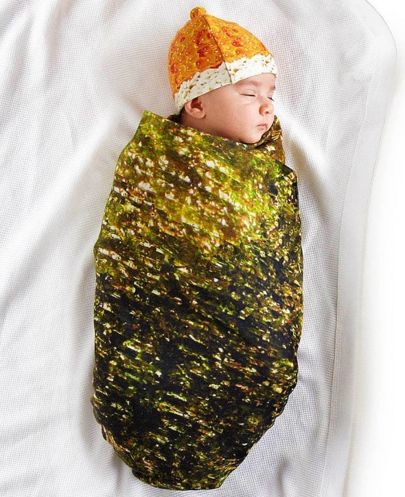 Sushi Baby Swaddle Cute Baby Shower Gift Idea Sushi Baby Swaddle Cute Baby Shower Gift Idea