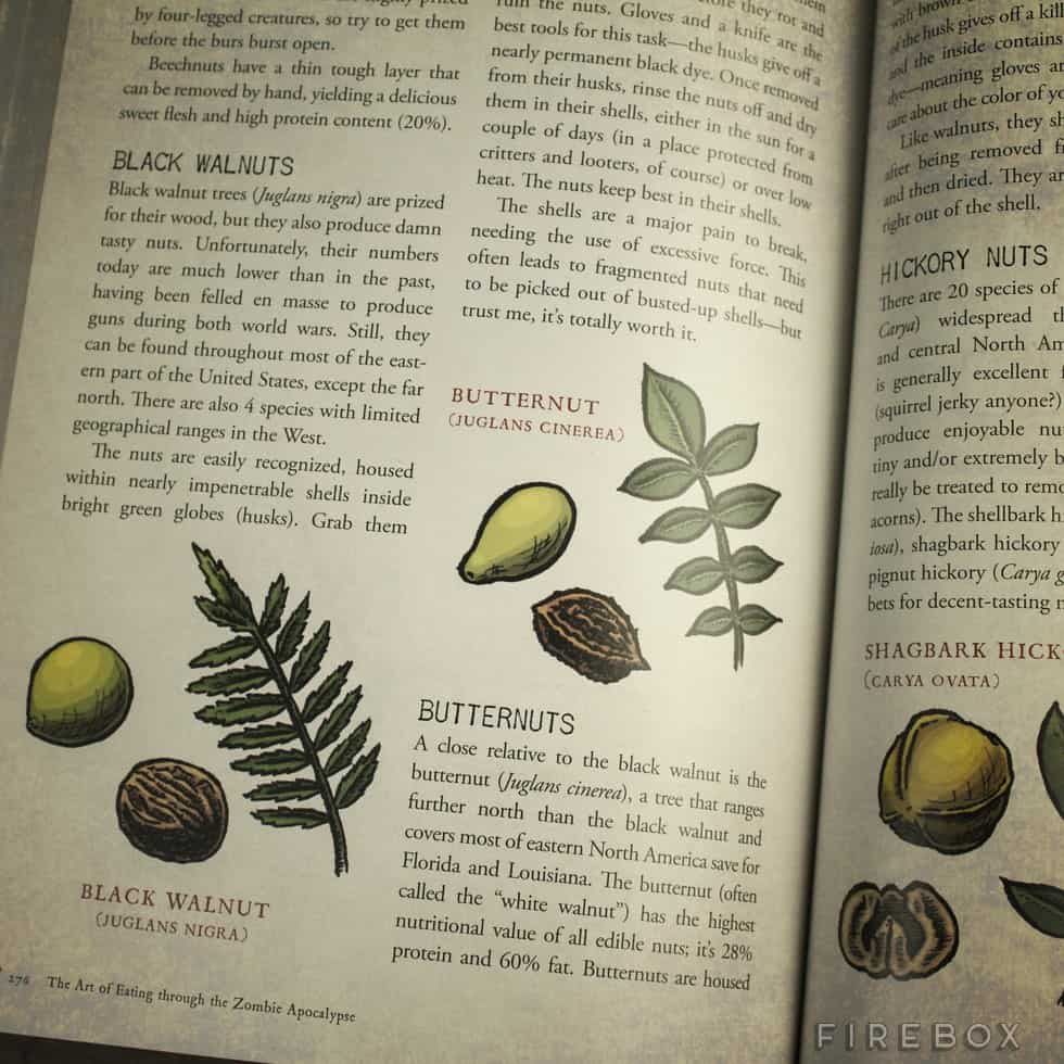 The Art of Eating Through the Zombie Apocalypse Book Butter Nut Page