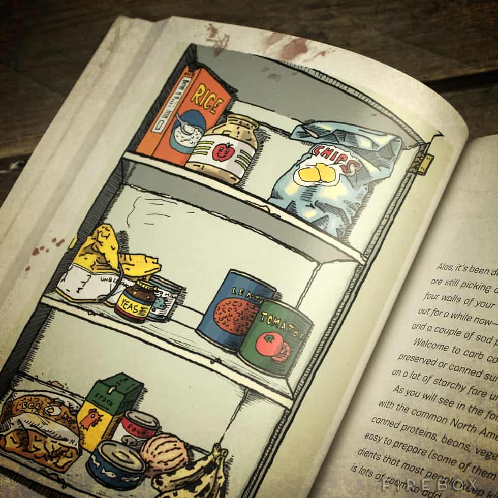 The Art of Eating Through the Zombie Apocalypse Book Cabinet Page