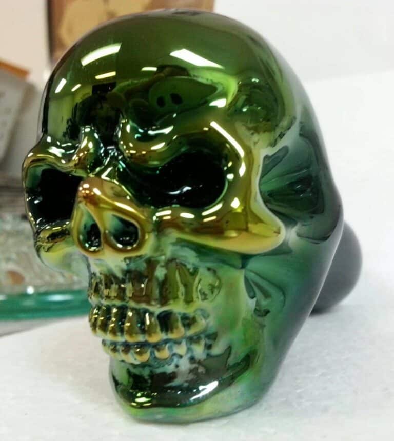 Elevator Glassworks Sick Skull Pipe Pothead Gift Idea